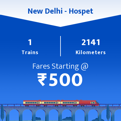 New Delhi To Hospet Trains